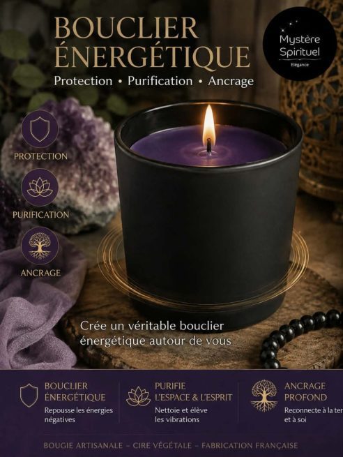 Bougie Mystère Spirituel – Protection & Purification