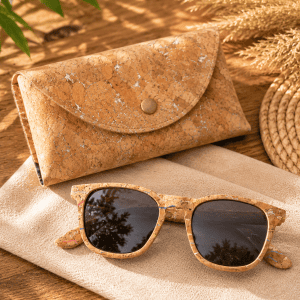 Lunette polarisante +Boitier en liège